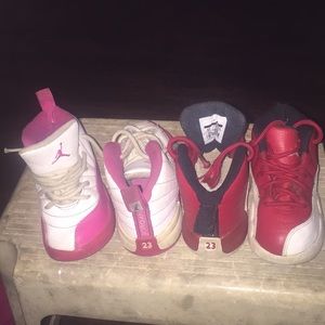 Little girls Jordan tennis shoes